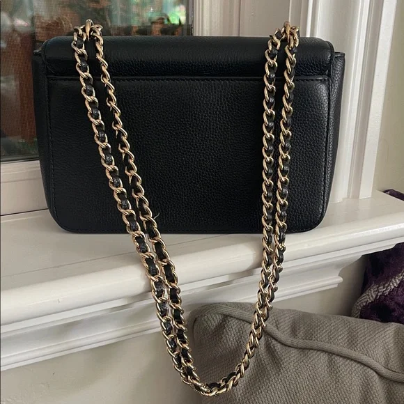 Tory Burch Black Leather Crossbody Bag - Picture 2 of 5